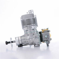 Moteur à essence RCGF Stinger 20cc SE à échappement latéral pour avion modèle télécommandé à deux temps à aile fixe en métal