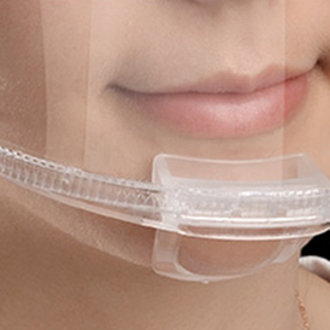 <span class=keywords><strong>Spit</strong></span> Guard Cubierta de boca transparente Higiene DE LOS ALIMENTOS Protector bucal Cubierta de plástico Protector de alimentos Uso en la cocina Spa Clinic - Product Image 4