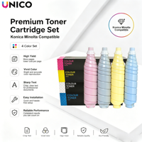 Cartouches de toner UNICO TN616 compatibles avec les imprimantes laser Konica Minolta Bizhub Pro C6000L Bizhub PRESS C6000 C7000