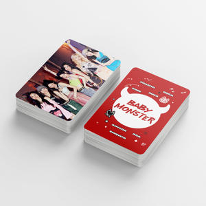 BABYMONSTER 30PCS/set Box Card 2nd Mini Album WE GO up Single PSYCHO AHYEON ASA RUKA RORA CHIQUITA RAMI PHARITA HD Selfie <span class=keywords><strong>Photo</strong></span> - Product Image 6