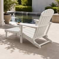 Chaise de plage pliable en plastique résistant à la corrosion, chaise longue confortable adaptée aux hôtels en plein air.