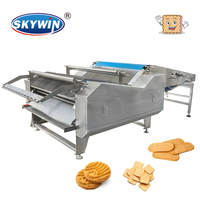 Machine de tri et d'empilage de biscuits Skywin 2026 en promotion pour ligne de production de biscuits à roue étoilée après cuisson au four