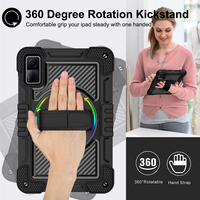 Fabricant chinois en gros, housse de tablette avec poignée rotative à 360 degrés, béquille, pour Xiaomi Redmi Pad 10.6