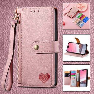 Funda de Lujo Tipo Cartera de Cuero PU con Tapa para iPhone 17 16 15 <span class=keywords><strong>Pro</strong></span> Max <span class=keywords><strong>Samsung</strong></span> S25 A36 S24 A56, con Ranuras para Tarjetas y Diseño de Libro - Product Image 6