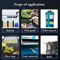 Anneaux bio-céramiques à haute porosité pour la colonisation bactérienne, support filtrant pour bactéries nitrifiantes pour aquarium d'eau douce