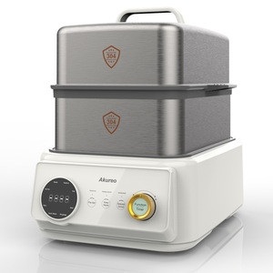 Nueva <span class=keywords><strong>Olla</strong></span> Eléctrica Portátil <span class=keywords><strong>de</strong></span> Acero Inoxidable con Pantalla Digital, Vaporera Eléctrica <span class=keywords><strong>de</strong></span> 15L con Temporizador, Máquina para Desayunos, Aislamiento Térmico para Alimentos - Product Image 6