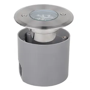 Ip68 lâmpada de aquário 12v, à prova d' água, fontes de 3w, embutida, submersa, luz do ponto