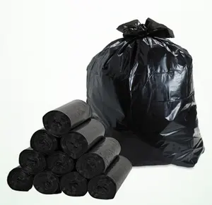 Factory Wholesale Garbage Bag from Turkey Black Colored Custom Strong Cheap High Quality Garbage Bags Trash Bag Customized Roll