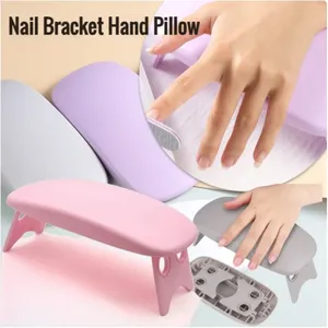 Nuevo Soporte Plegable de Plástico para Manos en Manicura, Almohada de Mano Tipo Trípode, Estilo Sencillo, Base de Soporte para Herramientas de Manicura - Product Image 1