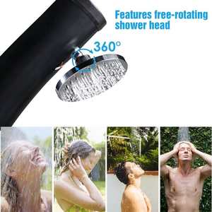 KR Integral Black 40L Bend Body Fácil de instalar <span class=keywords><strong>Ducha</strong></span> <span class=keywords><strong>solar</strong></span> al aire libre para patio trasero Jardín Piscina - Product Image 6