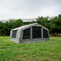 Tente gonflable portable et étanche pour fêtes et camping, installation facile avec pompe à air, conception personnalisable OEM ODM