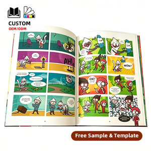 Servicio de Impresión de Manga Personalizado, Impresión de Cómics en Blanco y Negro, Encuadernación Rústica, Bajo MOQ - Product Image 3