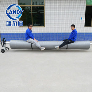 รถเข็นเก็บผ้าคลุมสระว่ายน้ำ Landy Pool Cover Roller H500 ทำจากอลูมิเนียมอัลลอยด์ สะดวกต่อการจัดเก็บ - Product Image 1