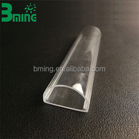 Casing Lampu LED T8, Penutup Lampu Profil PC untuk Tabung T5 T10 T12, Grosir Pabrik OEM Kustom