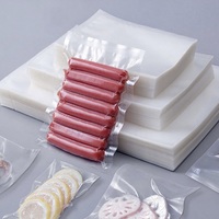 Sacs d'emballage sous vide transparents scellés sur trois côtés personnalisables, matériau BOPP de qualité alimentaire, tailles personnalisées, impression de logo pour fruits