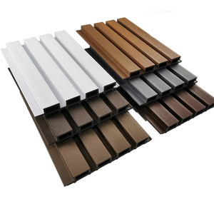 Selin nhà máy trực tiếp WPC hàng rào Bảng điều chỉnh tường ốp cho ngoài trời Vườn Nhà Bếp vuông PVC bên ngoài tường Deco cho saudi arabia - Product Image 5