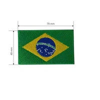 Patch crochet et boucle drapeau Espagne de bonne qualité Patch fer sur drapeau