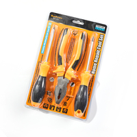 REEKE Orange – Nouvel ensemble de tournevis multifonctionnels en acier au carbone pour la maison, 13 pièces, avec 5 clés, garantie 3 ans, OEM