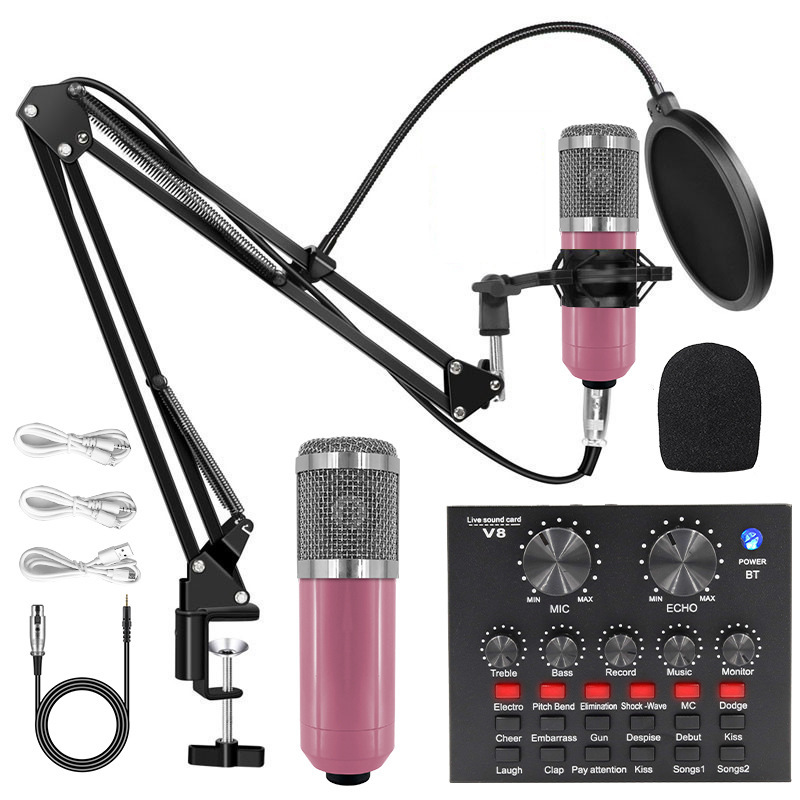 BM800  v8 Silver pink