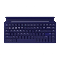 Nouveau clavier de bureau sans fil 2,4 GHz à 84 touches en alliage d'aluminium, à profil bas, avec interrupteurs mécaniques, rétroéclairage LED, hot-swap, triple mode
