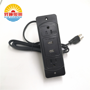 Ổ Cắm Đồ Nội Thất Tích Hợp Của Mỹ Được ETL Phê Duyệt Với Ổ Cắm Sạc Tốc Độ Cao Nhận Dạng Thông Minh USB - Product Image 4