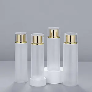 100ml 120ml 150ml 200ml cosmetic lotion acrylic luxury facial skin care serum toner bottles