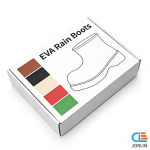 <span class=keywords><strong>Botas</strong></span> <span class=keywords><strong>de</strong></span> Lluvia Cortas <span class=keywords><strong>de</strong></span> EVA para <span class=keywords><strong>Mujer</strong></span>, Estilo Coreano, Impermeables, con Suela Gruesa, Antideslizantes, para Exteriores, para Todas las Estaciones - Product Image 5