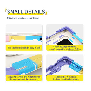 Custodia per Tablet in Silicone 2025 calda per <span class=keywords><strong>iPad</strong></span> 11th/10th Gen da 10.9 pollici <span class=keywords><strong>con</strong></span> <span class=keywords><strong>penna</strong></span> 2022 custodia antiurto <span class=keywords><strong>con</strong></span> tracolla - Product Image 2