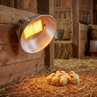 Radiateur infrarouge au propane pour poulailler, chauffage au gaz pour élevage de volailles, alimenté au biogaz