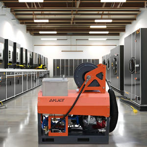 Limpiador de tuberías de alta presión versátil 200bar 20lpm, diseñado para tuberías curvas, asegurando un rendimiento óptimo de desobstrucción de alcantarillado - Product Image 3