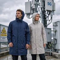 Veste de travail personnalisée anti-ondes électromagnétiques (EMF/RF/EMI) en fibre d'acier inoxydable, vêtement de protection anti-radiation, uniforme de travail, MOQ 1 pièce
