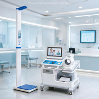 Kiosque de télémédecine, consultation à distance, kiosque de contrôle de santé, kiosque médical, consultation des données de santé, réponse rapide, écran tactile
