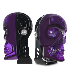 Qidewin Purple Skull <b>Spotlight</b> 12V LED IP67 Motorcycle Lighting System - Product Image 5