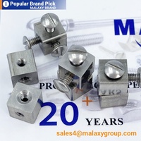 Écrous de connexion hexagonaux fixes en aluminium Malaxy M3 M4 M5 M6, écrous carrés pour boîtier d'ordinateur, écrous de fixation pour blocs acryliques
