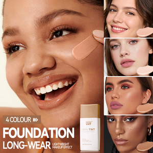 Fond de Teint Liquide Mat Couvrance Totale Hydratant Teinté <span class=keywords><strong>Maquillage</strong></span> Visage Cosmétique Waterproof Marque Privée Transparent à Moyen Teinté - Product Image 3