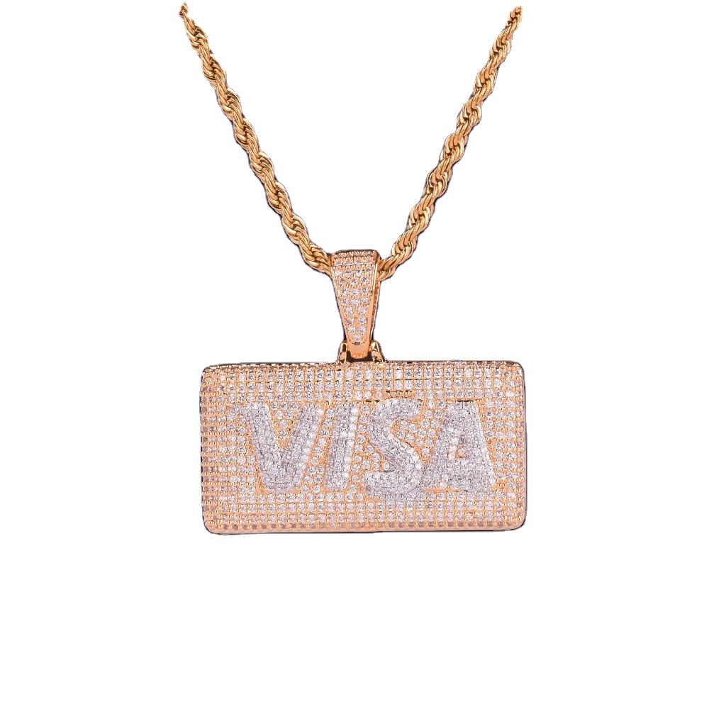 Factory Wholesale Hip Hop Zircon Pendant Chain - Custom Credit