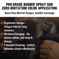 Pistol Semprot Wajah Profesional untuk Minyak Esensial dan Serum Desain Ergonomis Cocok untuk Salon dan Penggunaan di Rumah