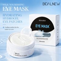Masque Gel Hydrogel OEM au Lait pour les Yeux, Réduit les Rides, Nourrit, Hydrate, Anti-Cernes et Anti-Poches sous les Yeux