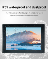 Panneau d'affichage LCD Multitouch industriel de 15.6 pouces PC Android Ubuntu Linux Moniteur à écran tactile compatible