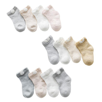 Chaussettes d'été en coton avec peigne pour bébé Chaussettes en maille ultra-mince pour enfants en vente
