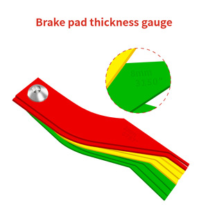 Jauge d'épaisseur de plaquettes de frein lisse et précise, jauge de contour en plastique 2mm-12mm, outil de mesure d'usure automobile standard - Product Image 4