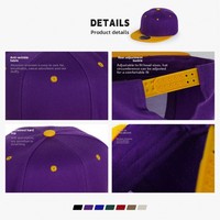 Casquette Hip-hop Bicolore Style Coréen Tendance Streetwear Homme Femme 100% Polyester – Meilleure Vente E-commerce Transfrontalier