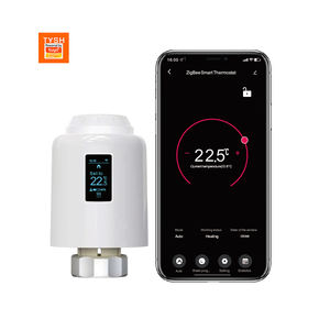 Vanne thermostatique programmable WiFi TYSH, vanne thermostatique numérique intelligente pour <span class=keywords><strong>radiateur</strong></span> Tuya Zigbee - Product Image 1