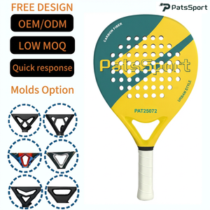 ไม้พายแพเดิล PATSSPORT A-Macaron Series-10 โครงคาร์บอนเต็มรูปแบบ ผิวไฟเบอร์กลาส ขนาด 15-17 นิ้ว แกนโฟม Eva รูปทรงหยดน้ำ ให้การหมุนที่ยืดหยุ่นแบบ 3 มิติ - Product Image 1