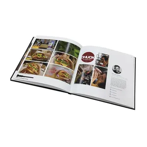 2024 Impressão de livros de receitas personalizados de fábrica, folhetos de catálogo personalizados, folhetos por atacado, impressão de livros de receitas