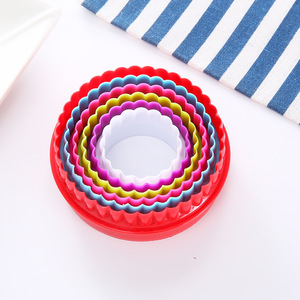 Colorful Plastic Cookie <b>Cutter</b> Set Multi‑Shape Heart Star Christmas Tree Gingerbread <b>Man</b> Fondant Biscuit Molds Baking Tools - Product Image 3