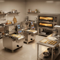 Machine à fabriquer des biscuits en acier inoxydable, machine automatique de dépose de biscuits miniatures