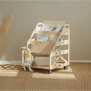 Estantería Montessori para lectura, muebles para niños y estantería de juguetes, estantería moderna para guardería - Product Image 6