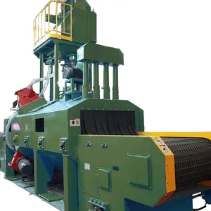 automatic wire mesh belt abrasive cleaning system shot blasting machine