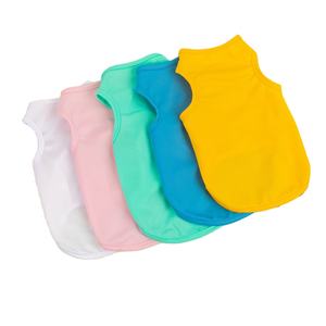 Comfortabel Dun En Ademend Vest Voor Kleine Honden Teddyberen, Kleine Rassen, Effen Lege Tank Top Tshirt Pet Kleding Fit - Product Image 3